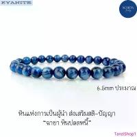 ราคา KN-7 สร้อยขัอมือหินมงคล ไคยาไนท์ มีเหลือบสตาร์ สีน้ำเงิน 6.5 มิล โดยประมาณ ฉายาหินปลดหนี้ ร้อยด้วยไหมยืด หินแท้ หินมงคล จัดส่งฟรี กทม (1733757609049294281)