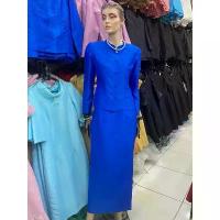 ราคา ชุดไทยจิตรลดา สีน้ำเงิน ผ้าไหมอิตาลีเกรดเอ Thaidress (1733960219293549988)
