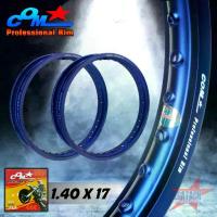 ราคา ღวงล้ออลูมิเนียม COM ล้อคอม 1.40 X 17 สีน้ำเงิน ขอบเรียบ กล่องเหลือง ล้อคอมโปร COM PROFESSINAL RIM ขนาด1.40 ขอบ 17 ของแท้✻ (1733637783335700212)