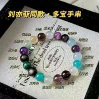 ราคา สร้อยข้อมือคริสตัล, สไตล์ Liu Yifei, อัญมณีหลายชนิดธรรมชาติ, พลอยเทียม, อเมทิสต์, มูนสโตน, Phantom สีเขียว, และ Aquamarine, เครื่องประดับสำหรับผู้หญิง (1732469984839959953)