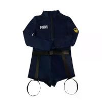 ราคา เสื้อฮู้ดดี้กราฟิก "POLICE" สำหรับผู้หญิง พร้อมเข็มขัดและกระเป๋า สีเขียว เสื้อสวมหัวถักสำหรับคอสเพลย์หรือชุดลำลอง ทำจากวัสดุผสมโพลีเอสเตอร์ สไตล์ลำลอง เสื้อสวมหัว ธีมกราฟิก เสื้อสวมหัวถัก ชุดตำรวจ (17