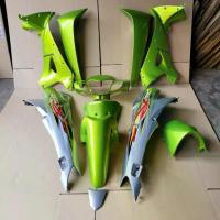 ราคา ชุดสี เฟรมรถ กาบรถ wave125r เวฟ125 125s สีเขียว ยกชุด11ชิ้น พร้อมติดสติ๊กเกอร์เคลือบเงาแท้ (1734270044927395322)