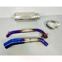 ราคา Sale!!! คอท่อสแตนเลส MSX/MSX-SF/Demon 125 สีไทเท พร้อมปลายท่อ C Project สีเงิน กระป๋อง เสียงแน่น (1733571884704367951)