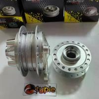 ราคา ชุด4ชิ้น ดุมเดิม สีบรอนซ์ CNC เวฟ125R ดุมหน้า + ดุมหลัง + ฝาเบรค สีเงิน CNC + ดุมสเตอร์ สีเงิน CNC WAVE100S 2005 QTP (1733792988489615096)