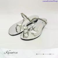 ราคา A10Kwintra รองเท้า รุ่น OopsMy Rings สีเงิน รองเท้าแตะ สวมนิ้วโป้ง สินค้าดี ชุด แอโรบิค (1733218945662813765)