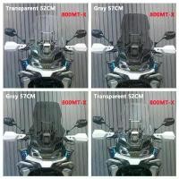 ราคา หน้าจอ 52ซม./57ซม. คุณภาพสูง สำหรับ CFMOTO 800MT-X 800MTX 800 MTX กระจกหน้ารถมอเตอร์ไซค์ แผ่นบังลม สีเทา (1733393386296738825)