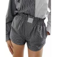 ราคา The SRT X16 (TPN284) Cotton Dolphin Pants (New Color) กางเกงขาสั้นลายทาง เอวยางยืด มีกระเป๋า 2 ข้าง ดีเทลเว้าข้าง ขาดูเรียวยาว สีเทา (1734009077522072919)