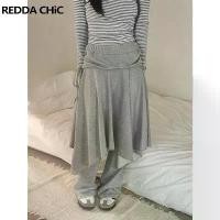 ราคา กางเกงจ็อกเกอร์สไตล์เกาหลี REDDACHiC สำหรับผู้หญิงใส่ทุกวัน สีเทา แฟชั่นพร้อมเอวยางยืด กระโปรงจีบรอบด้านนอก ทรงหลวม กางเกงขายาวสำหรับใส่ลำลอง (1733310802250663477)