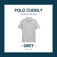 ราคา ZUTTO เสื้อโปโลพรางพุง Cuddly รุ่นใหม่ Drytech ผ้าหนานุ่มระบายอากาศดี สีเทา ไซส์ใหญ่ ใส่สบาย แห้งไว สำหรับคนมีพุง คุ้มค่าทุกไซส์ S-Extra (1732721850426295970)