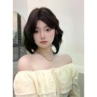 ราคา วิกผมผู้หญิงยาว 30 ซม.แสกกลาง ทรงบ๊อบสั้นหยิก สีเทา-น้ำตาลเฮเซลนัท ดูเป็นธรรมชาติและสมจริง น่ารัก (1734353089645872577)