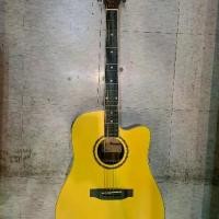 ราคา Ibanez กีต้าร์โปร่งไฟฟ้า AM50 สีเหลือง แถมกระเป๋า สายแจ็ค ถ่าน9v ปิ๊ก Setupพ้อมเล่น (1731630169622939544)