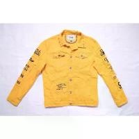 ราคา Taifeng เสื้อแจ็คเก็ตยีนส์ ผ้ายีนส์ยืด สีเหลือง ไซส์ S (สินค้ามือสอง สภาพดี) (1734353301161870386)