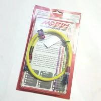 ราคา สายถักดิสเบรคหน้า (MORIN) หัว3สี 30นิ้ว หัวโจ W110I/W125I ปลาวาฬ/SONIC สีเหลือง (อะไหล่แต่งเวฟ110ไอ) รหัสสินค้า C032868 (1733968180550600481)