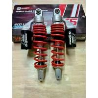 ราคา โช๊คYSSแท้ Nouvo135 รุ่น ECO-LINE สีแดง กระบอกดำความสูง 300 สำหรับใส่รถYAMAHA NOUVO135 mxทุกรุ่น (1732429557262157552)