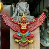 ราคา พญาครุฑ สีแดง สุบรรณ ขนาด50ซม ครุฑแขวนผนัง ครุฑเก่า (1732777397836547442)