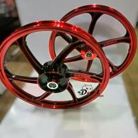 ราคา [COD] [Tiktok]ล้อแม็ก เวฟ110i W110i ,W125iปลาวาฬ, 6ก้าน ทูโทน 1.40x17 หน้าดิสหลังดั้ม แถมลูกปืน+บูชกลางล้อ ขายเป็นคู่ - สีแดง (1733184261982946560)