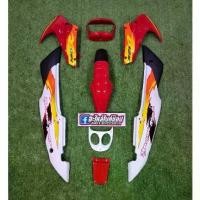 ราคา ชุดสี LSเก่า LS125 สีแดง158ท้ายขาว พลาสติกเกรดคุณภาพ งานสีละเอียด แถมสติกเกอร์ถังให้ (1733123755859281275)