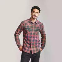 ราคา Wrangler เสื้อเชิ้ตแขนยาวผู้ชาย คอลเลคชั่น Original Wrangler รุ่น WR F323MSHLN29 สีแดง (1730001319051102724)