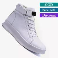 ราคา รองเท้าบูทผู้ชายสไตล์นักออกแบบ ทรงหุ้มข้อสูง รองเท้าลำลอง สไตล์มาร์ติน สำหรับผู้ชาย (สีดำ, สีขาว, สีแดง) (1734284971954767675)