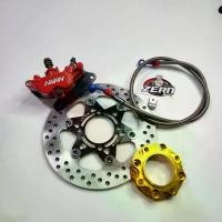 ราคา ปั๊มล่าง สีแดง โลโก้นูน + จานCNC ดำหมุดเทา + สเปเซอร์ คละสี +สายเบรคZERN หัวกลม เวฟ125R / เวฟ125S / เวฟ125ไฟเลี้ยวบังลม (1734350129379510074)