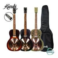 ราคา Kazuki Resonator Guitar RSO-30 กีตาร์โปร่ง Kazuki RSO30 กีต้าร์โปร่ง สไตล์ Vintage Resonator (1734109781953774641)