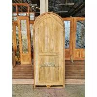 ราคา ลำพูนค้าไม้ (ศูนย์รวมไม้ครบวงจร)ประตูไม้สัก สไตล์ มินิมอล บานประตูโค้ง +วงกบ ไม้สวย คุณภาพดี (1731567779775218939)