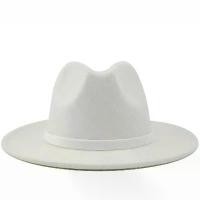 ราคา หมวก Jazz Fedora, ปีกกว้าง, ทำจากผ้าวูลสักหลาด, สไตล์อังกฤษ, Trilby, เหมาะสำหรับผู้ชายและผู้หญิง, ปาร์ตี้และโอกาสทางการ, หมวกปานามา, มีสีดำและสีเหลือง, หมวกชุด, 56-58-60CM (1731873950422960290)
