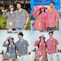 ราคา LILY ชุดคู่รัก ชุดคู่แฟน[เสื้อ+เดรส+หมวก] (1733640769614809066)