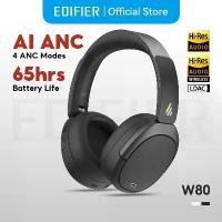 ราคา [รับประกัน12เดือน] Edifier W80 หูฟัง over ear ANC บลูทูธ 5.4 และการเชื่อมต่อ AUX 3.5mm, Hybrid ANC -49dB เวลาเล่นเพลงสูงสุด 65 ชั่วโมง Hi-Res Audio Wireless LDAC ไมโครโฟนในตัว รอ (1732176701312174916)