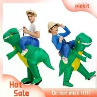 ราคา [ส่งฟรี] PICKIT ฮาโลวีน การแสดง แฟนตาซี ชุดไดโนเสาร์เป่าลม ของเล่น T-REX เด็ก/เด็ก/ผู้ใหญ่ (1733994752410617009)