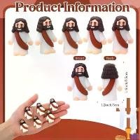 ราคา 24 แพ็คของรูปปั้นพระเยซูขนาดเล็ก PVC สำหรับตกแต่งโต๊ะในเทศกาลคริสต์มาส อีสเตอร์ ฮาโลวีน และฮานุคคา 241112 (1733746522628720537)