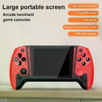 ราคา เครื่องเล่นเกมพกพาอาร์เด้น HD ไร้สาย, Q21, พร้อมสต็อก, เกมคอนโซลแบบใช้มือถือย้อนยุค, หน้าจอ LCD 3.5 นิ้ว, เกมในตัว 500 เกม, เหมาะสำหรับการเล่นเกม, การเชื่อมต่อทีวี, เหมาะสำหรับผู้เล่นคนเดียวหรือคู่, (