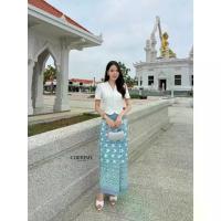 ราคา Nuchi Style ชุดไทยสีฟ้าวันแม่ ชุดไทยใส่ไปทำบุญ Cherish ชุดSet เสื้อแขนสั้นสีขาว+ผ้าถุงลายไทยสีฟ้า+เข็มขัด (1733841968572302523)