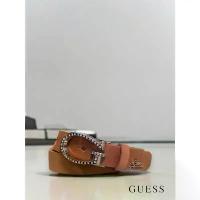 ราคา Guess ( belt05 ) เข็มขัด ผู้หญิง สายหนังสีน้ำตาล เรียบหรูดูแพง ของแท้ พร้อมส่ง (1732240205312329069)