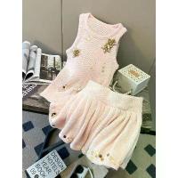 ราคา ชุดเสื้อผู้หญิงสองชิ้น แฮนด์เมด กั๊กถักดอกไม้ กระโปรงพลีทเอวสูง โทนชมพู ลินิน ขนนุ่ม เรืองแสง สำหรับงานแต่งและปาร์ตี้ ฤดูใบไม้ผลิ ฤดูร้อน ฤดูใบไม้ร่วง ชุด เซ็ต แขน ยาว คน อวบ สาว (1732980108301993005)