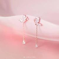 ราคา ต่างหู เงินแท้ 92.5% ส่งฟรี EMS รุ่น Pieris - ผีเสื้อ COD (1733491814983304752)
