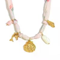 ราคา สร้อยคอจี้ริบบิ้น MamacitaSlay กันน้ำ แพ้ง่าย ทำจากสแตนเลส สร้อยคอเปลือกหอยฟอสซิล เครื่องประดับสุดหรู ของขวัญสำหรับผู้หญิง สร้อย ล็อกเก็ต ใส่ รูป สรัอย คอห้อย พระ สร้อย คอ พร้อม จี้ (17328027391382994