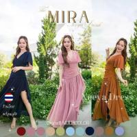 ราคา เดรส เดรสออกงาน ชุดชีฟองหรู แขนสั้น NP064 กระโปรงรูด มีซับในทั้งชุด สะโพกฟรี พร้อมส่ง ใส่ออกงานแต่ง (1734251670050997505)