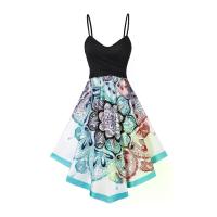 ราคา เดรสทรงโค้ง สไตล์โบฮีเมียน พิมพ์ลายดอกไม้ ดีไซน์ไขว้ กระโปรงมิดี้ทรงเอ มินิเดรส น่ารัก ๆ อุปุ๊ ปุ๊ก แฟชั่น เดรส ออก งาน สาว อวบ (1732414001659217412)