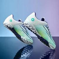 ราคา รองเท้าฟุตบอล Kerke รุ่น 15 สำหรับผู้ชาย ดีไซน์เปลี่ยนรูปแบบ คลีท AG ยาว เหมาะสำหรับโรนัลโด้ นักเรียนประถมและมัธยม เด็ก ๆ คลีทสั้น รองเท้ากีฬา รองเท้าฝึกซ้อม (1733971285815363119)