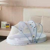 ราคา seller685 ที่นอนสำหรับเด็ก มุ้งเด็กอ่อน มาพร้อมที่นอน ที่นอนทารกแรกเกิด พับเก็บง่าย พกพาสะดวก ที่ นอน เด็ก เปลเด็กมีมุ้งบนล่างพร้อมใช้งาน ที่นอนมุ้งครอบเด็กแบบพกพาพร้อมหมอนและที่นอน (17321804237145059