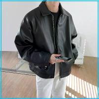 ราคา StylePop เสื้อJacket เสื้อแจ็คเก็ตหนัง สไตล์เกาหลี สีดำ PU Leather Black Jacket (1734067369675949145)