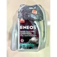 ราคา ENEOS SUPER FULLY SYN COMMONRAIL 5W-30 สังเคราะห์แท้ 100% 6 ,7 ลิตร+เสื้อ ,8 และ (1733869473754941277)