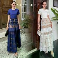 ราคา S-3XL Set เสื้อ+กระโปรงยาว น่ารักมาก ชุดสาวอวบ อ้วน ชุดทำงานผู้หญิง ชุดเพื่อนเจ้าสาว ไปทะเล ออกงาน abg (1734180498963924492)