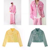 ราคา ชุดเซ็ทยีนส์พาสเทล เสื้อ + กางเกงขายาว สไตล์เกาหลี ทรงสวย 17 (1734062454942434933)