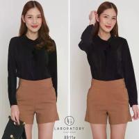 ราคา *Laboratory* เสื้อ 8811# เสื้อคอกลมผ่าหน้า กระดุมป้าย แขนยาว (1732731978320872965)