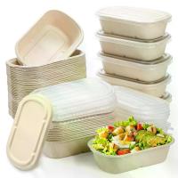 ราคา กล่องข้าว 100 ชิ้น พร้อมฝาปิด PET และฝาปิดกระดาษลูกฟูก กล่องอาหารใช้แล้วทิ้ง แข็งแรง เหมาะสำหรับงานวันเกิด งานแต่งงาน ร้านอาหาร ปิกนิก แคมป์ปิ้ง เป็นต้น กล่องข้าวความจุขนาดใหญ่ (1733577773551552314)