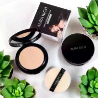 ราคา [COD] แป้ง Aura Rich, แป้ง Ar, แป้งผสมกับรองพื้น, Aura Rich Spf50 Pa++, แป้งผสมกับน้ำผึ้งทองและคอลลาเจน, 15g. (1733451438127351324)