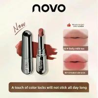 ราคา ลิปสติกเนื้อแมท NOVO เมคอัพโฟกัส เนื้อหมอกบางเบา ไม่ซีดจาง กันน้ำ ติดทนนาน ไม่ติดถ้วย go go taes lipstick ลา ปาส ลา ปาส โจลี่ ยู ลิป 09 merrezca jelly lip tint ลิป คิ (1732219612751038186)