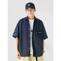 ราคา เสื้อเชิ้ตแขนสั้นทรงหลวม แบรนด์ PX-ญี่ปุ่น สำหรับผู้ชาย แฟชั่น Ins ฮ่องกง เสื้อเชิ้ตคู่ลำลอง (1730177779890293477)